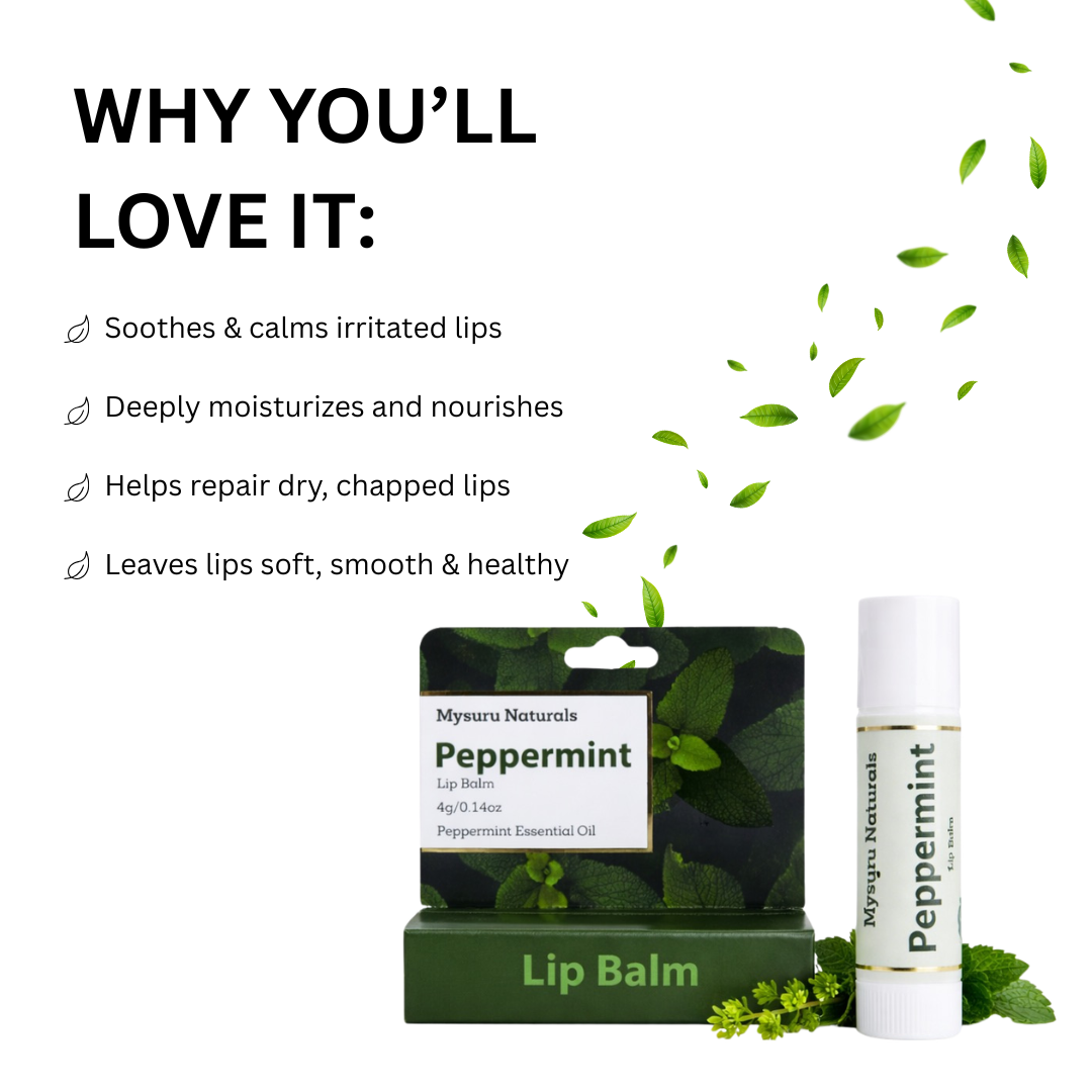Peppermint lip balm