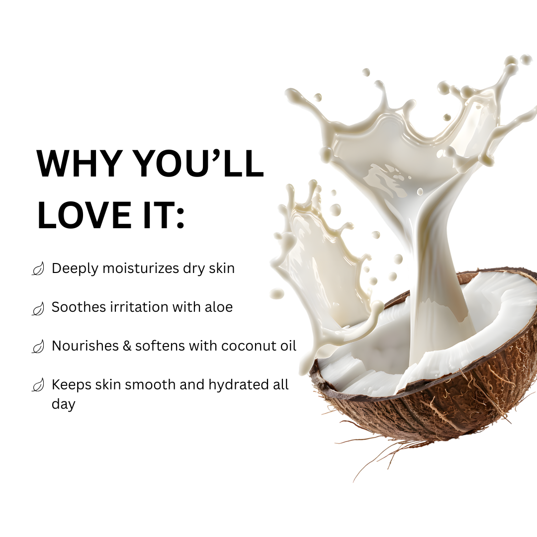Aloe coconut head toe cream