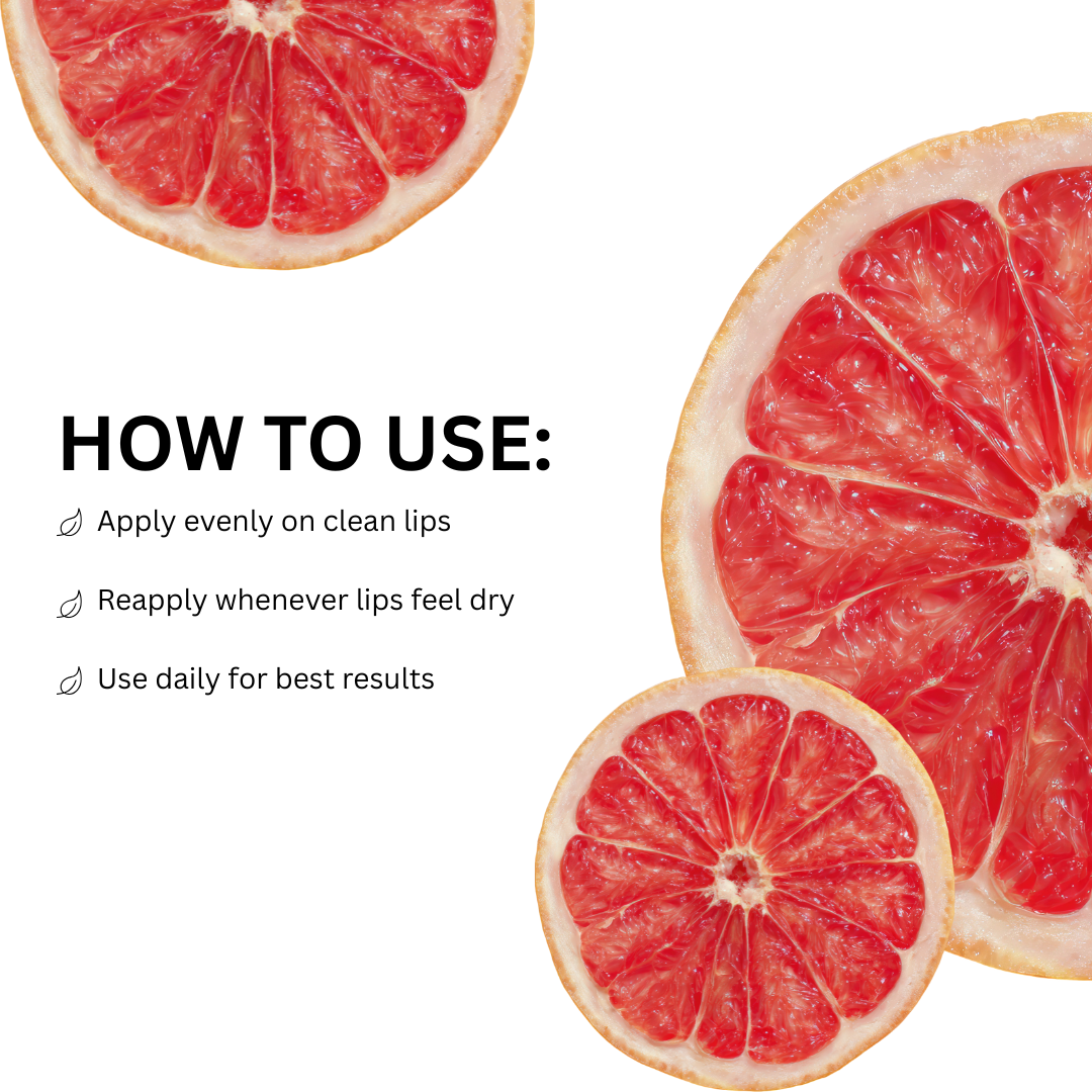 Grapefruit lip balm