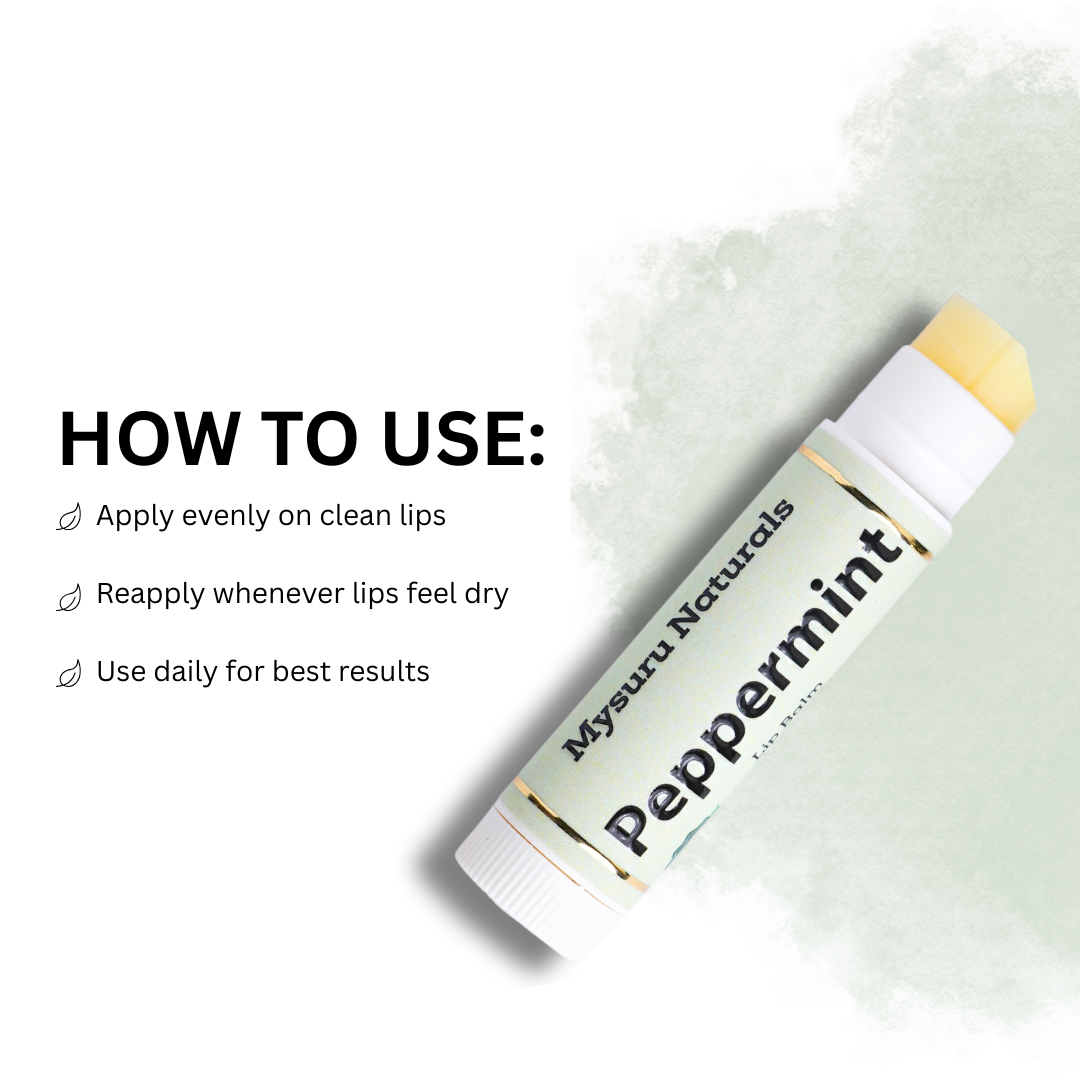 Peppermint lip balm