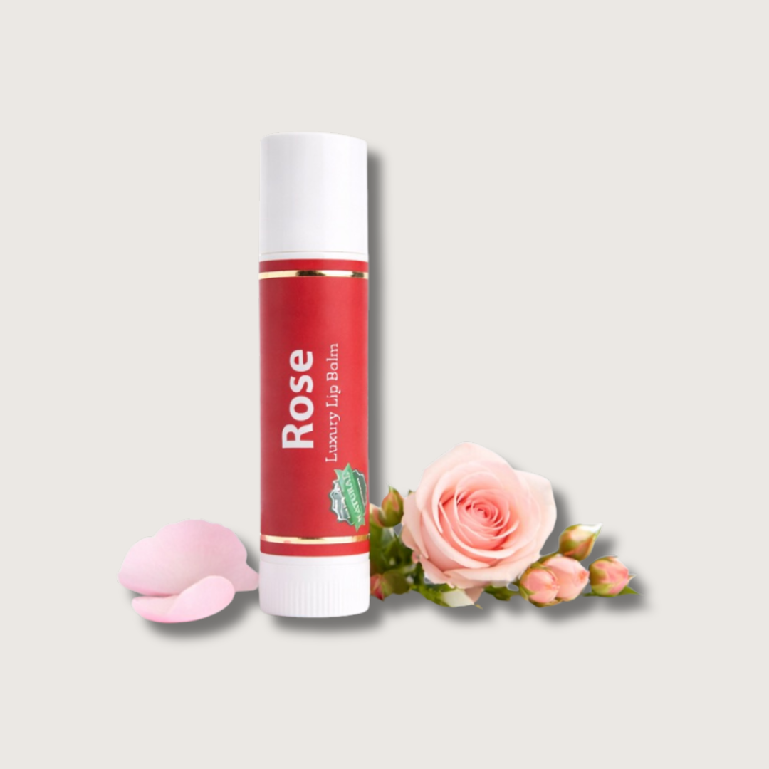 Rose luxury lip balm