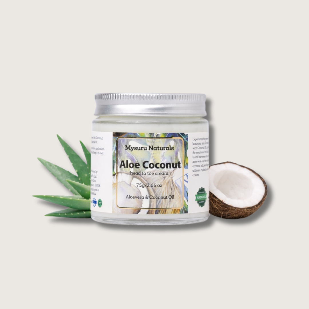 Aloe coconut head toe cream