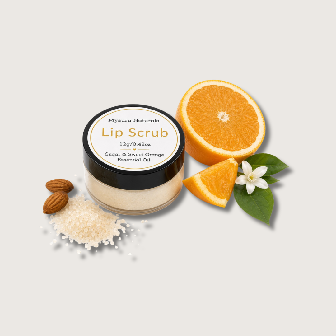 Sweet orange lip scrub