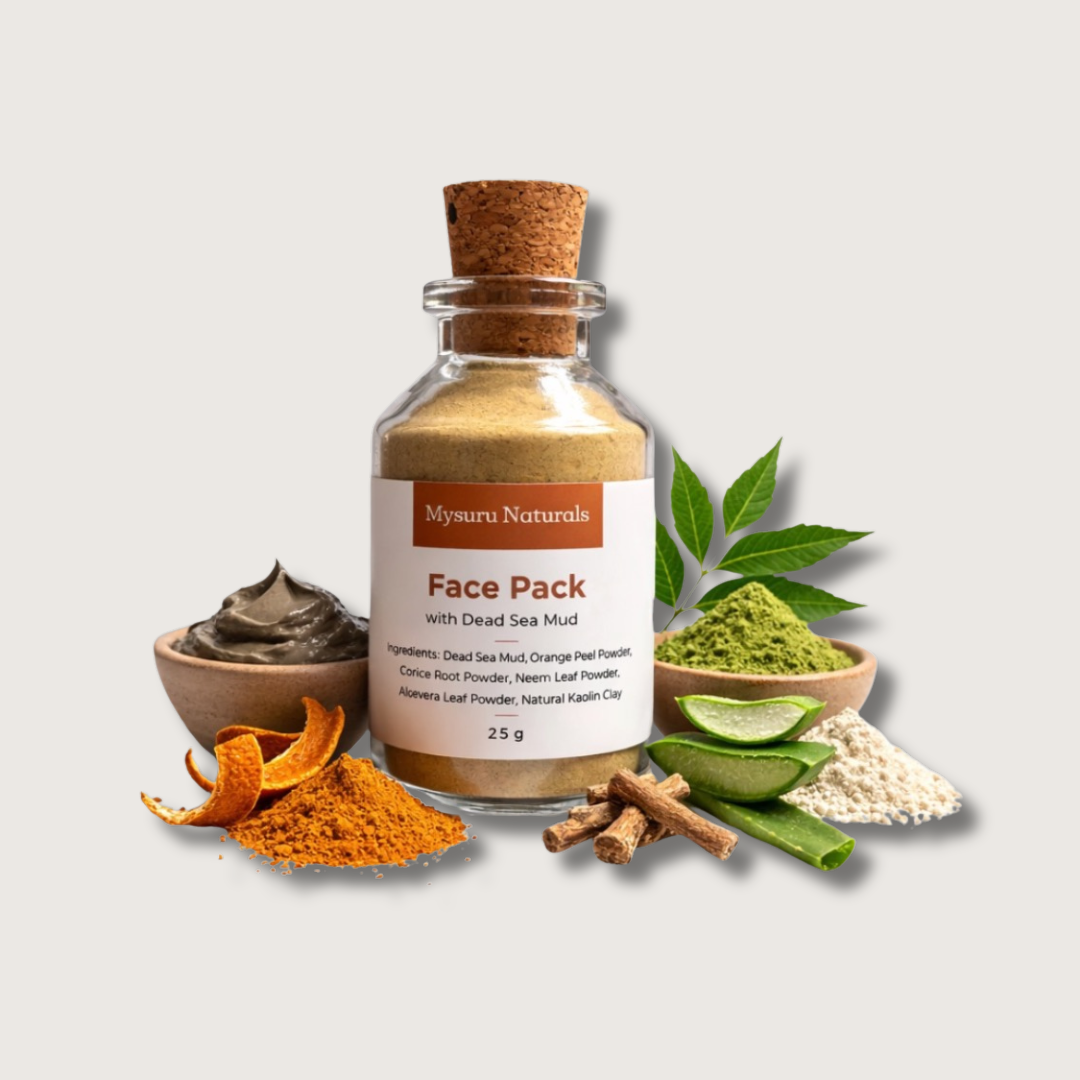Dead sea mud face pack