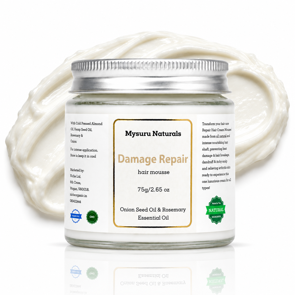 Damage repair prewash hair cream