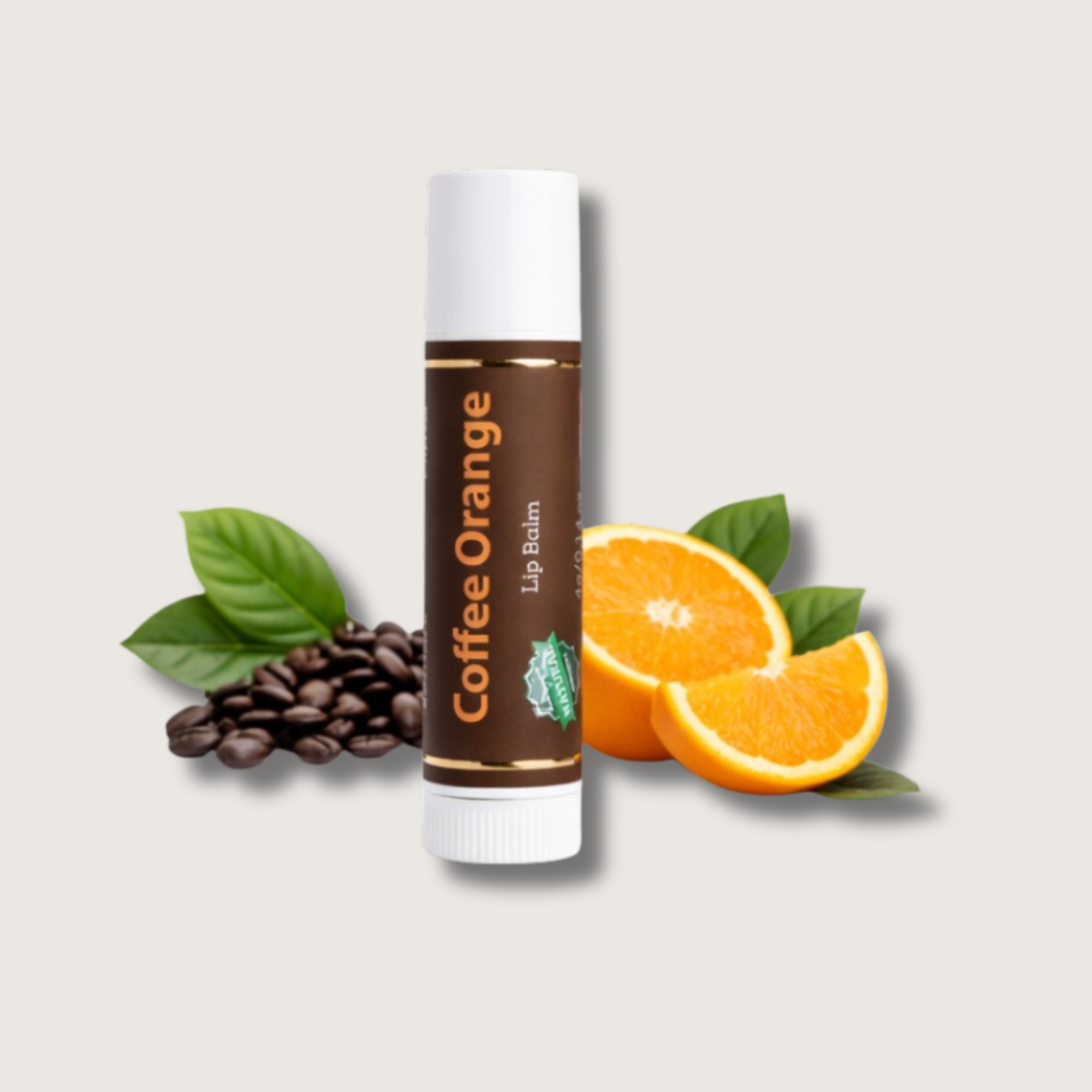 Coffee orange lip balm