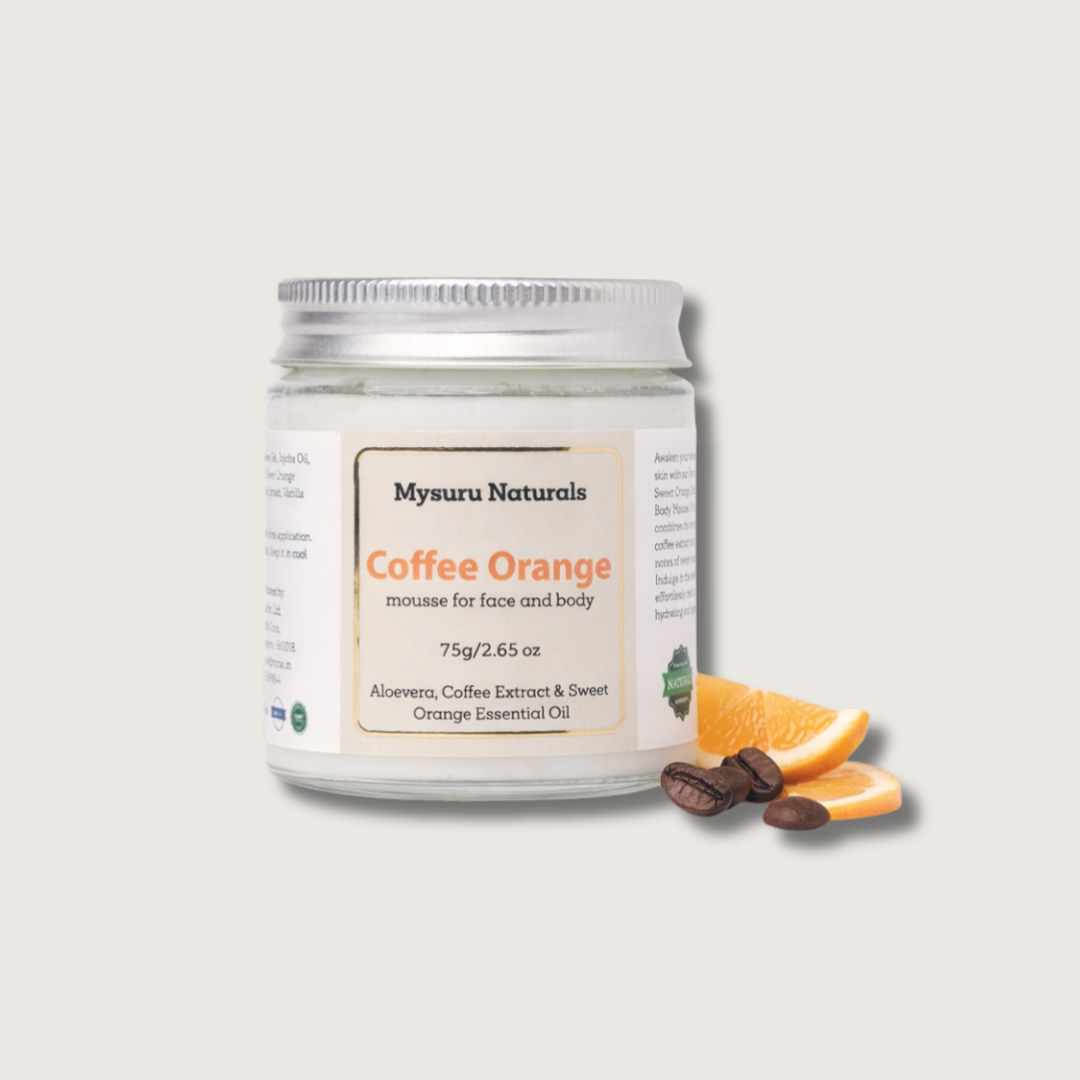 Coffee orange mousse