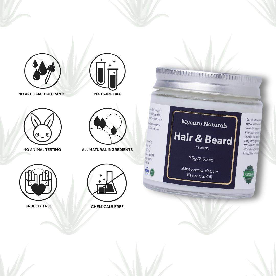 Hair & Beard Prewash Cream - Mysuru Naturals