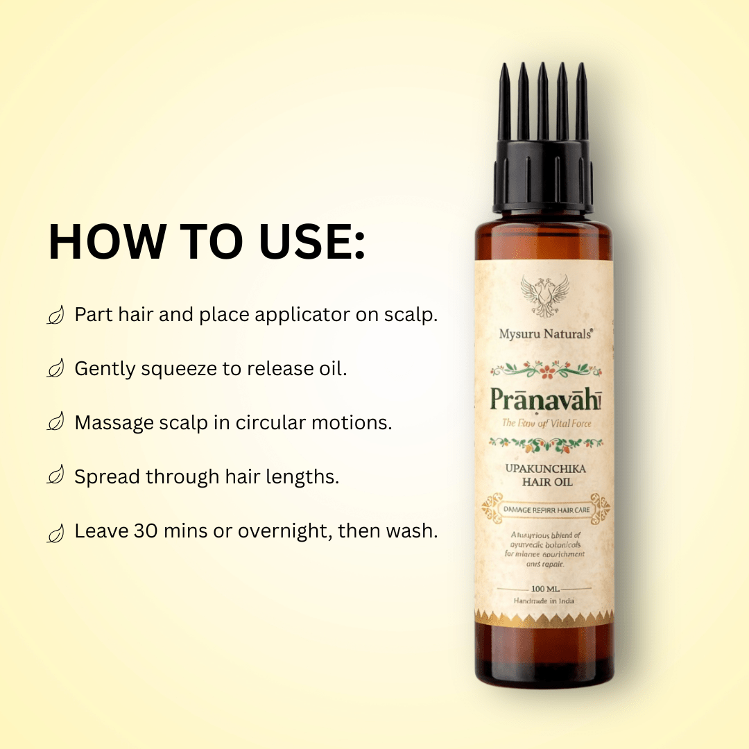 Pranavahi upakunchika hair oil   mysuru naturals