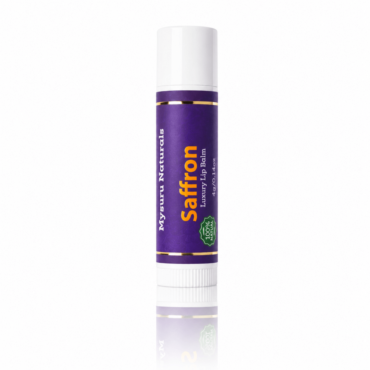 Saffron luxury lip balm   mysuru naturals